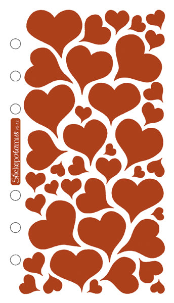 FOIL HEART STICKERS